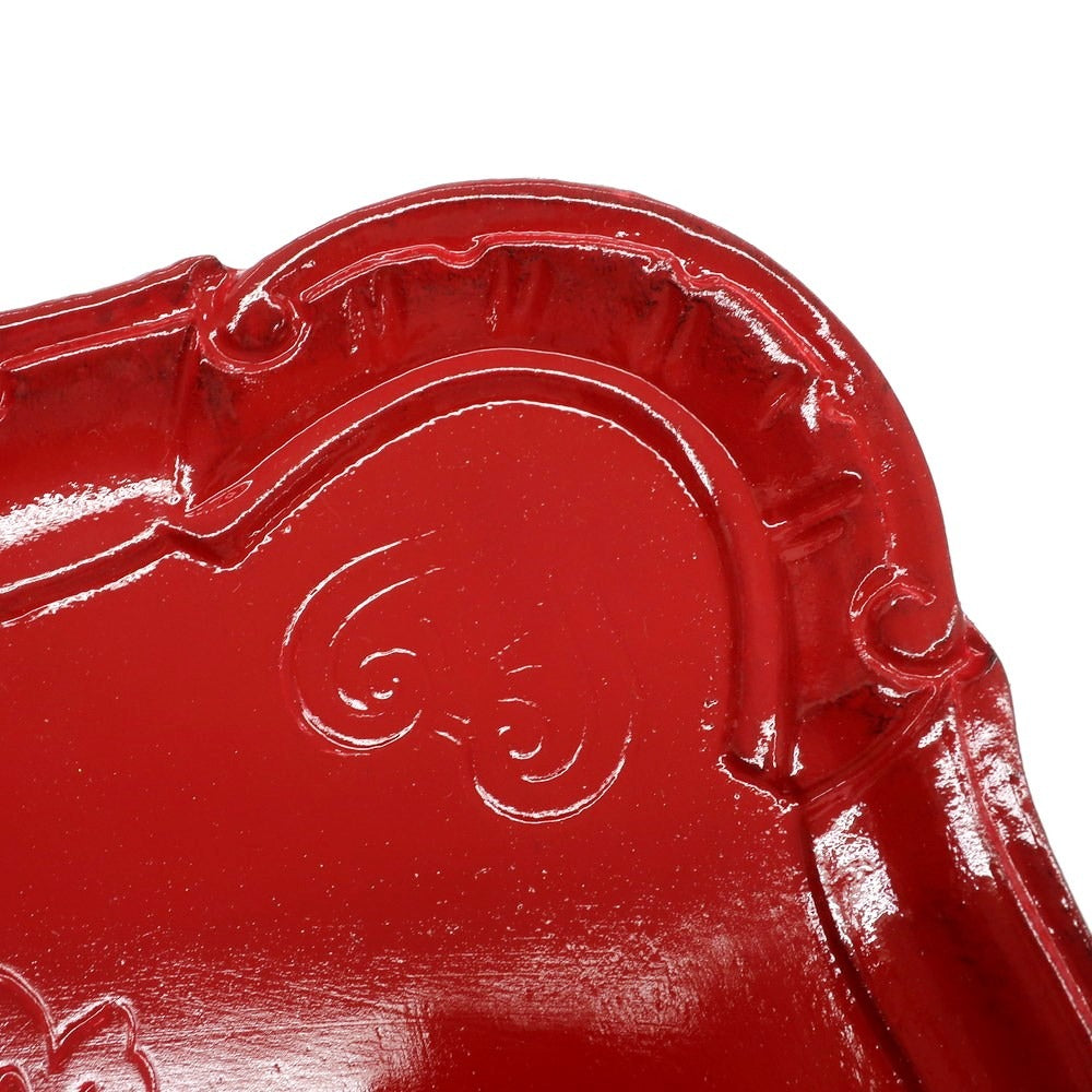 [New] R+D. LAB CAMILA Wood Tray Dark Red x Blue [M] [Condition Rank N] [Unisex] [DPD]