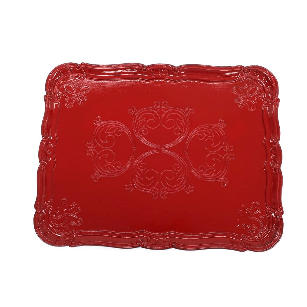 [New] R+D. LAB SARA Wood Tray Dark Red x Blue [L] [Condition Rank N] [Unisex] [DPD]