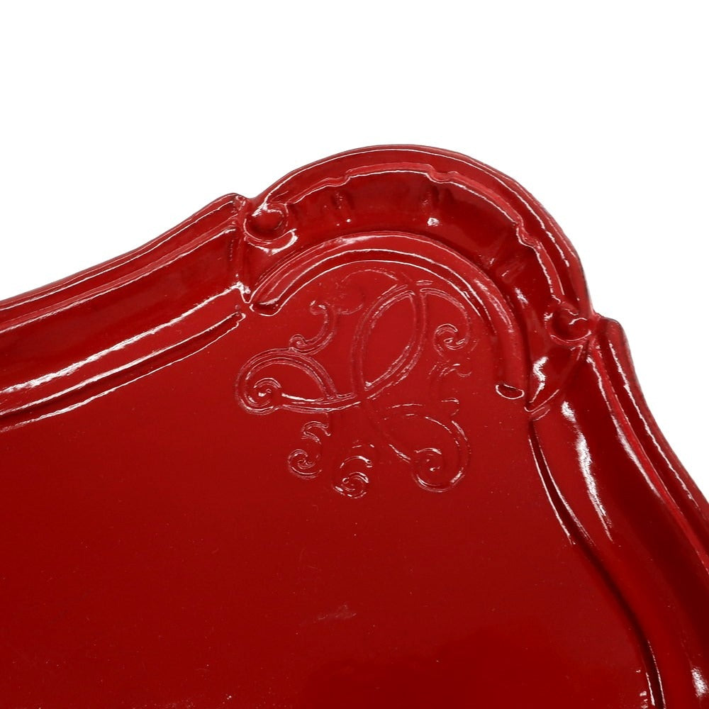 [New] R+D. LAB SARA Wood Tray Dark Red x Blue [L] [Condition Rank N] [Unisex] [DPD]