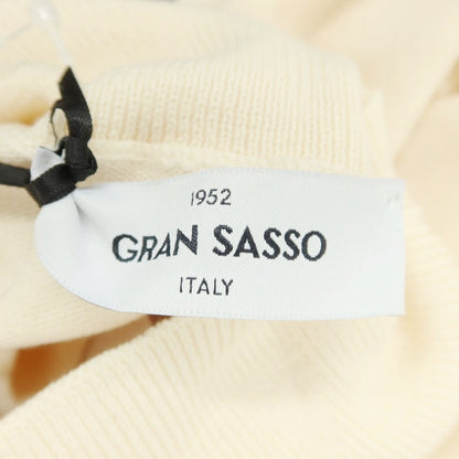 【新品】グランサッソ GRAN SASSO コットン タートルネック プルオーバーニット オフホワイト【 50 】【 状態ランクN 】【 メンズ 】