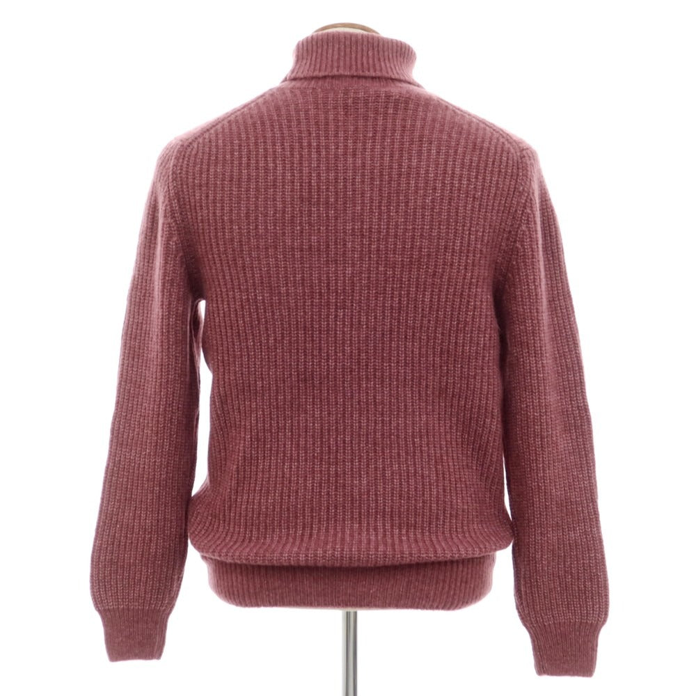 美品 イタリア製 グランサッソ タートル バーガンディ50 Gran Sasso 新品グランサッソタートルニット