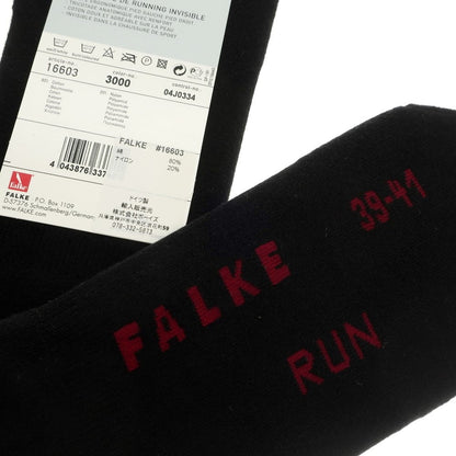 【中古】【未使用】ファルケ FALKE 8点セット コットンナイロン系 くるぶし丈 ソックス ブラックxグレー【 42-43 】【 状態ランクS 】【 メンズ 】