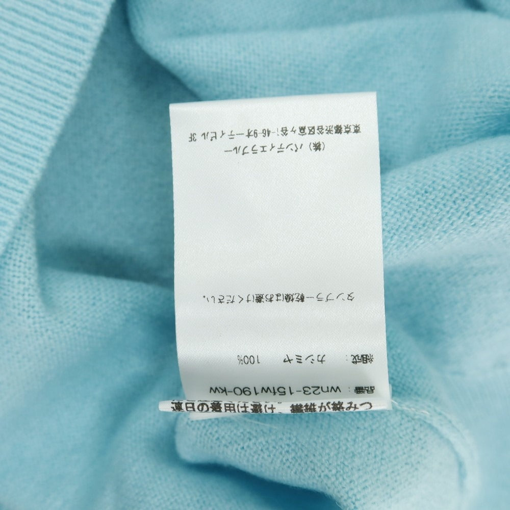 中古】【未使用】ウェルノード walenode カシミヤ 長袖 ポロニット