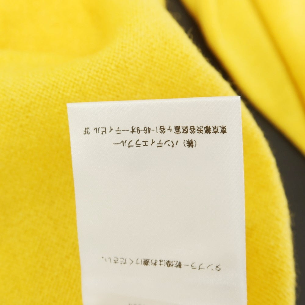 【中古】【未使用】ウェルノード walenode カシミヤ 長袖 ポロニット イエロー【サイズサイズ0】【YEL】【A/W】【状態ランクS】【メンズ】 [EPD]