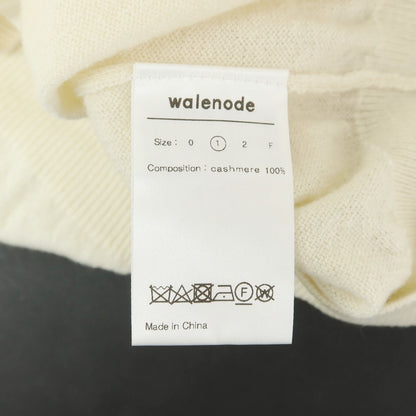 【中古】【未使用】ウェルノード walenode カシミヤ 長袖 ポロニット オフホワイト【サイズ1】【WHT】【A/W】【状態ランクS】【メンズ】