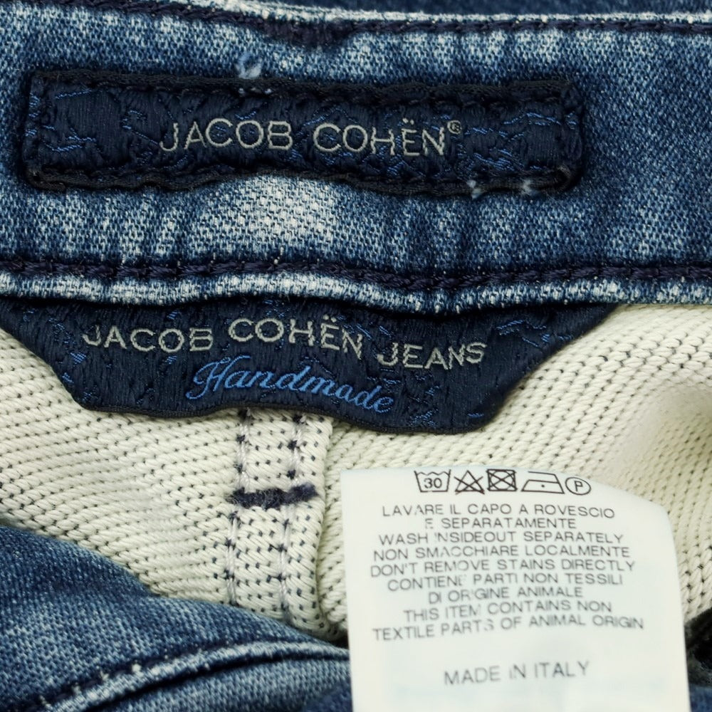 【中古】ヤコブコーエン JACOB COHEN M696 ストレッチ コットン デニムパンツ ネイビー【 28 】【 状態ランクC 】【 メンズ 】