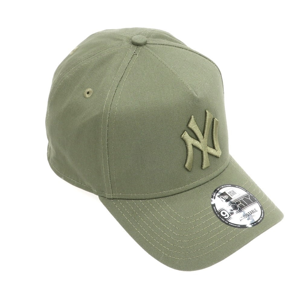 【中古】【未使用】ニューエラ NEW ERA コットン スナップバック キャップ 帽子 オリーブグリーン【 状態ランクS 】【 メンズ 】