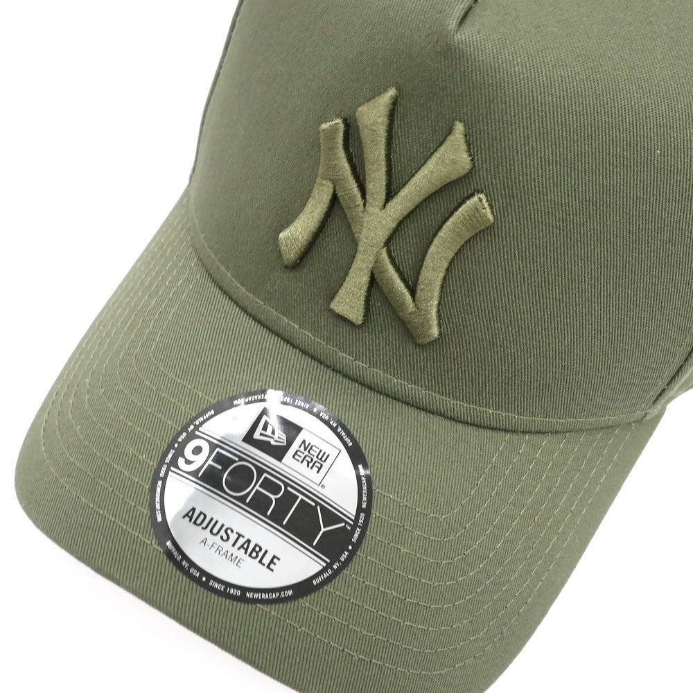 【中古】【未使用】ニューエラ NEW ERA コットン スナップバック キャップ 帽子 オリーブグリーン【 状態ランクS 】【 メンズ 】