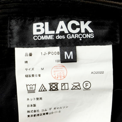 【中古】ブラックコムデギャルソン BLACK COMME des GARCONS コットン コーデュロイパンツ ブラックxブラウン【 M 】【 状態ランクA 】【 メンズ 】