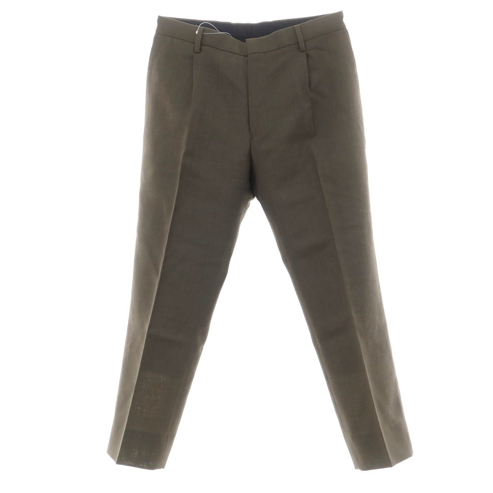 【中古】ユナイテッドアローズ アンド サンズ UNITED ARROWS &amp; SONS ウール カジュアルスラックスパンツ オリーブ【 S 】【 状態ランクB 】【 メンズ 】 [EPD]