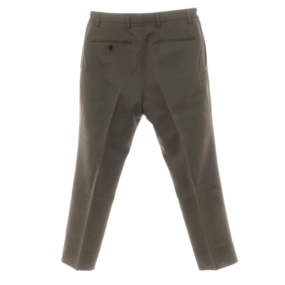【中古】ユナイテッドアローズ アンド サンズ UNITED ARROWS &amp; SONS ウール カジュアルスラックスパンツ オリーブ【 S 】【 状態ランクB 】【 メンズ 】 [EPD]