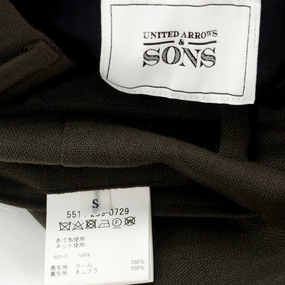 【中古】ユナイテッドアローズ アンド サンズ UNITED ARROWS &amp; SONS ウール カジュアルスラックスパンツ オリーブ【 S 】【 状態ランクB 】【 メンズ 】
[CPD]