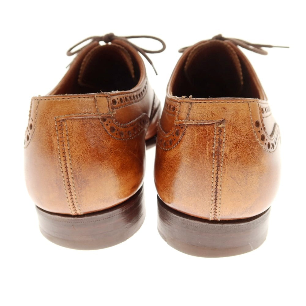 【中古】クロケットアンドジョーンズ CROCKETT&amp;JONES ハンドグレードライン CLIFFORD ウイングチップ ドレスシューズ ブラウン【 6E 】【 状態ランクC 】【 メンズ 】