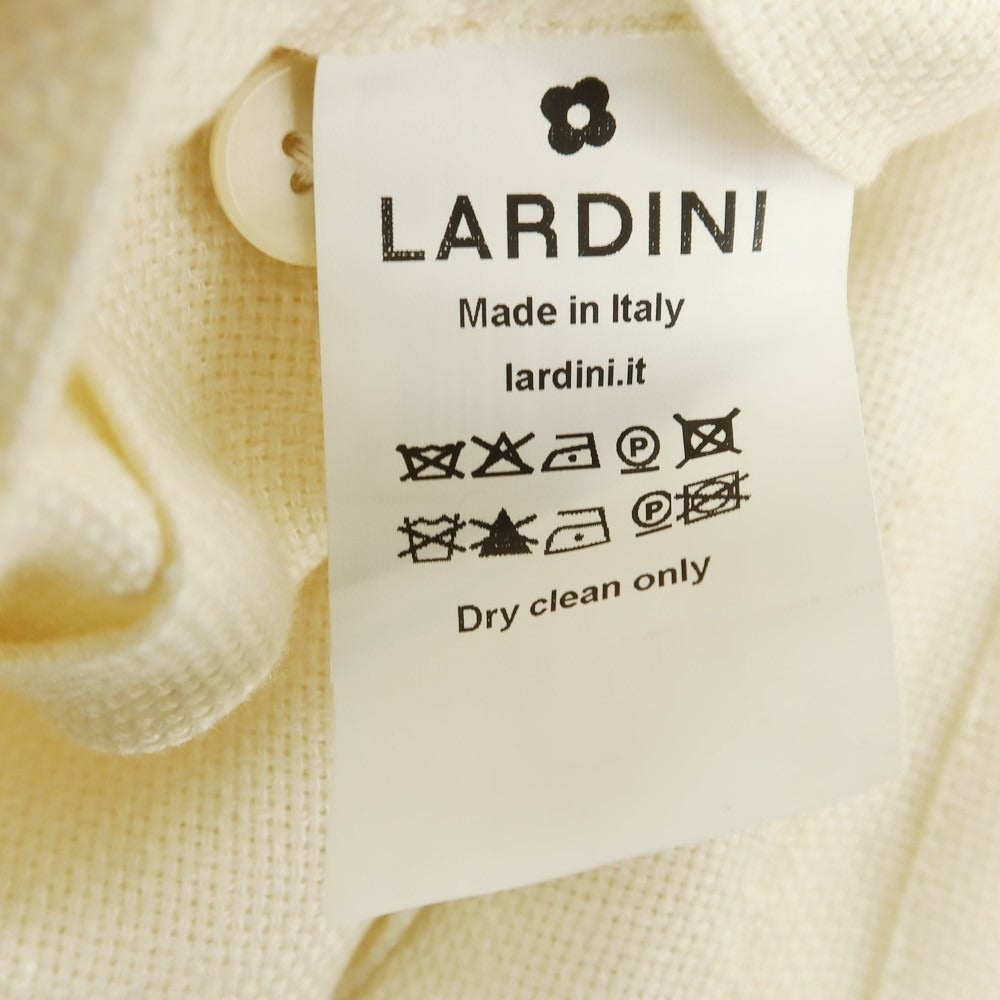 【中古】ラルディーニ LARDINI ウールリネン テーラードジャケット オフホワイト【 44 】【 状態ランクB 】【 メンズ 】