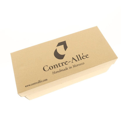 【中古】【未使用】コントレアリー Contre-Allee ラフィア タッセルローファー ネイビー【 40 】【 状態ランクS 】【 メンズ 】