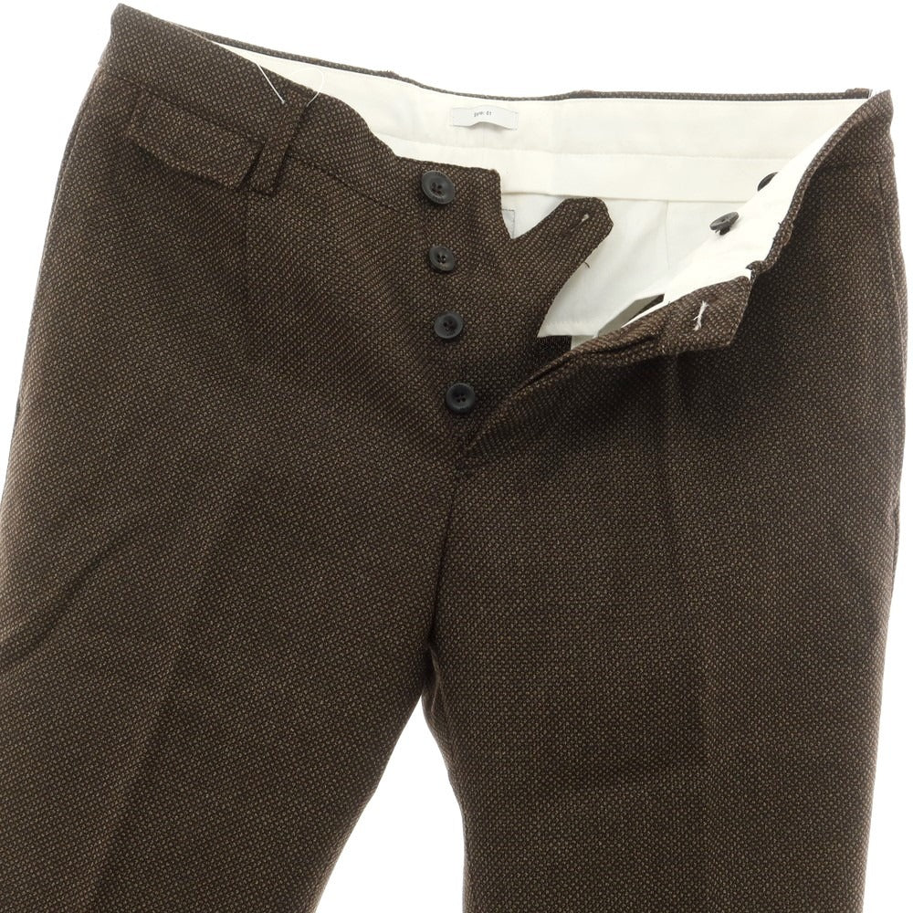 【美品】PT01 サマーウールパンツ サイズ50 ブラウン PT01 ブラウン パンツ 美品】PT01 サマーウールパンツ サイズ50