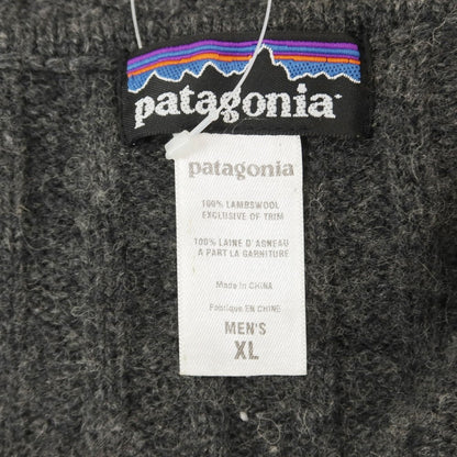 【中古】パタゴニア patagonia ウール ジップアップ カーディガン チャコールグレー【 XL 】【 状態ランクB 】【 メンズ 】