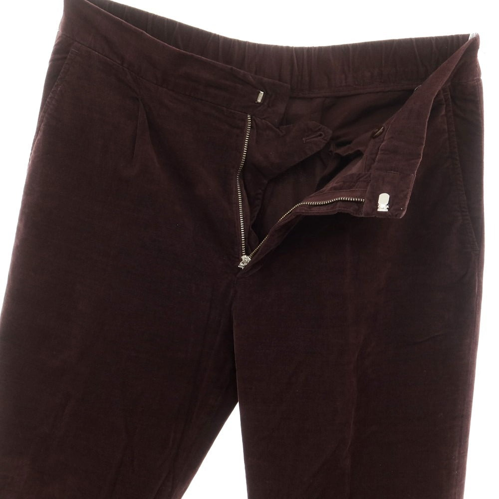 【中古】ジービーエス トラウザーズ GBS Trousers コットン カジュアルスラックスパンツ ダークパープル【 46 】【 状態ランクC 】【 メンズ 】