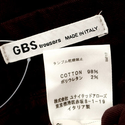 【中古】ジービーエス トラウザーズ GBS Trousers コットン カジュアルスラックスパンツ ダークパープル【 46 】【 状態ランクC 】【 メンズ 】