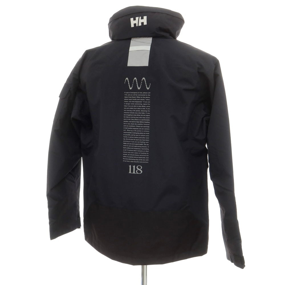 【中古】ヘリーハンセン HELLY HANSEN × docomo コラボ 2024年秋冬 ナイロン シェルジャケット ブラック【 L 】【 状態ランクA 】【 メンズ 】