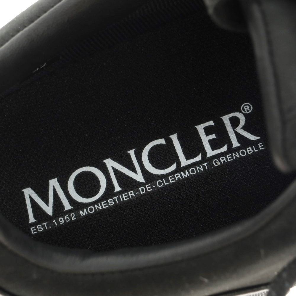 【中古】モンクレール MONCLER 2024年秋冬 Trailgrip Apex GTX レザー スニーカー ブラック【 42 】【 状態ランクA 】【 メンズ 】