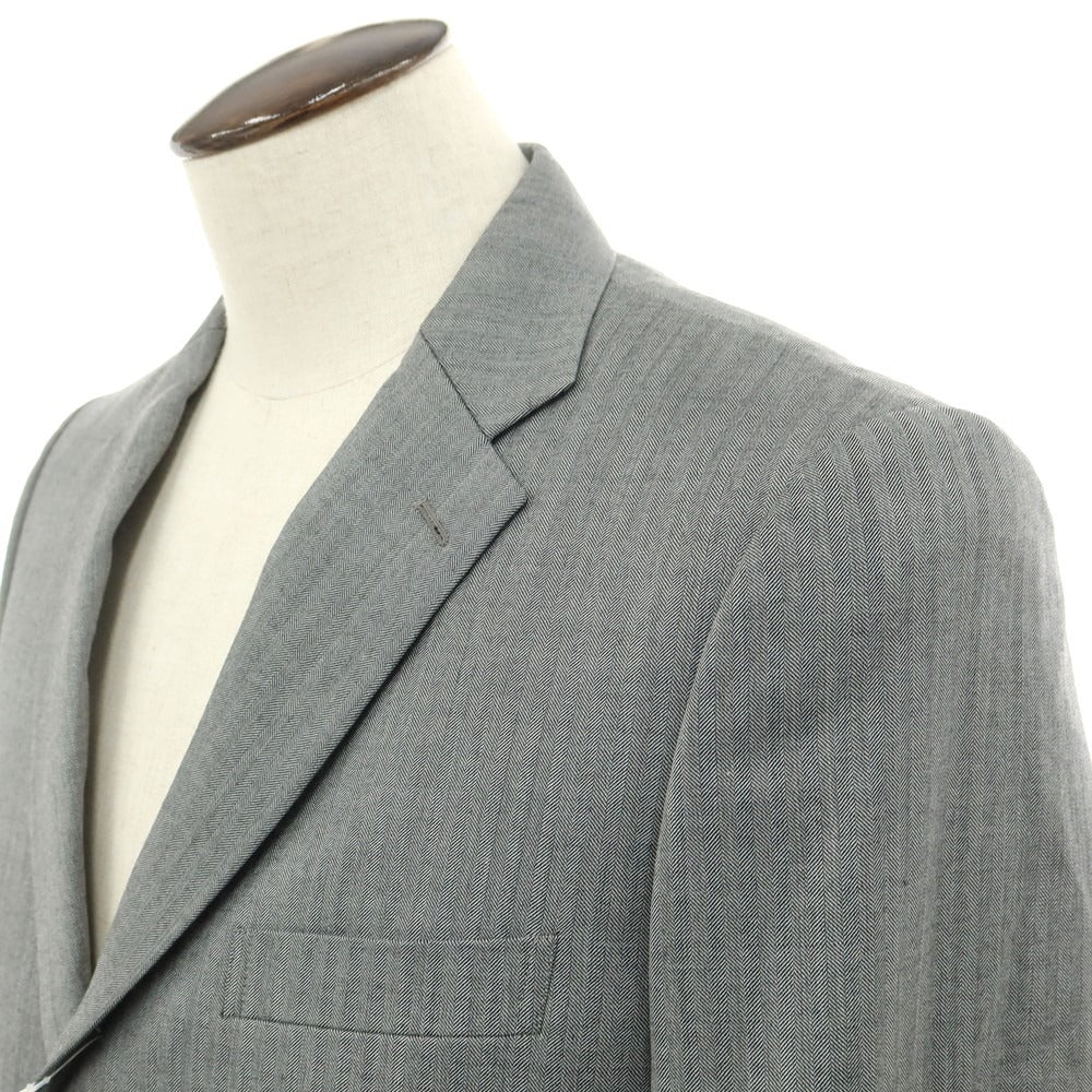【中古】コムデギャルソン オムドゥ COMME des GARCONS HOMME DEUX 2023年秋冬 ウール テーラードジャケット ライトグレー【 L 】【 状態ランクA 】【 メンズ 】 [EPD]