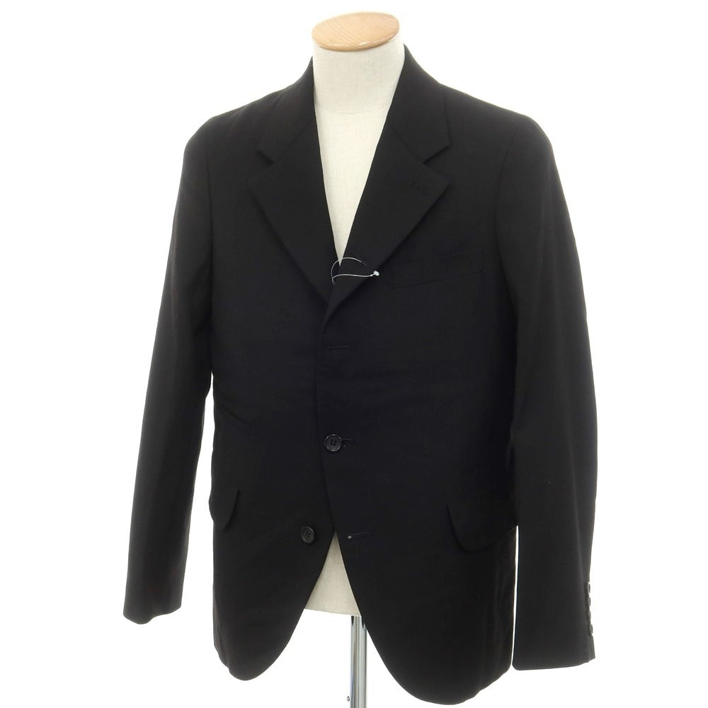 【中古】コムデギャルソン オムドゥ COMME des GARCONS HOMME DEUX 2024年春夏 ポリエステルウール テーラードジャケット ブラック【 S 】【 状態ランクA 】【 メンズ 】