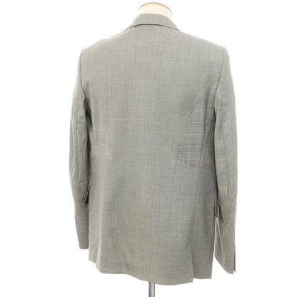 【中古】コムデギャルソン オムドゥ COMME des GARCONS HOMME DEUX 2024年春夏 ウール 切替 テーラードジャケット グレー系【 S 】【 状態ランクA 】【 メンズ 】