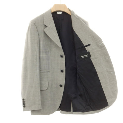 【中古】コムデギャルソン オムドゥ COMME des GARCONS HOMME DEUX 2024年春夏 ウール 切替 テーラードジャケット グレー系【 S 】【 状態ランクA 】【 メンズ 】
