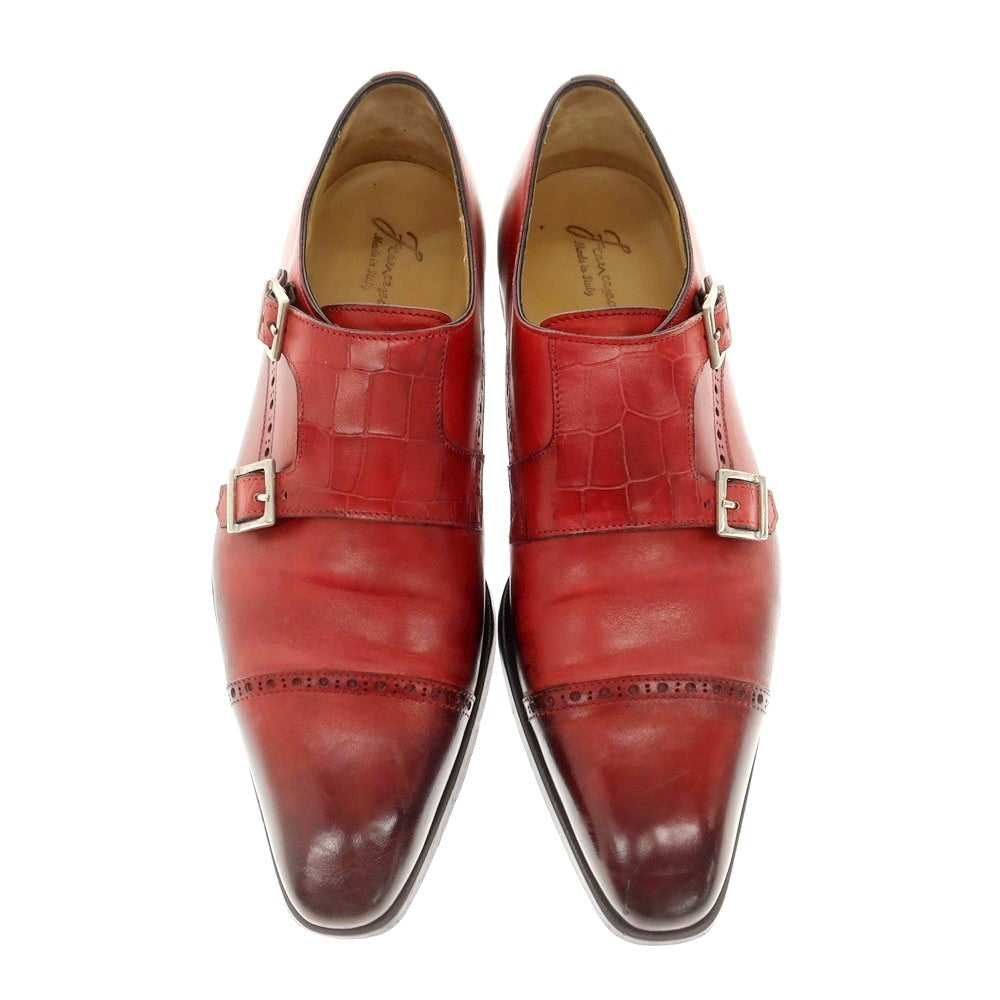 フランチェスコべニーニョ/ダブルモンクストラップ(SIZE：5 1/2)