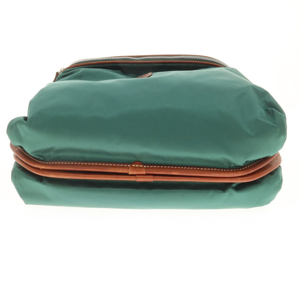 [Used] Felisi nylon leather ABICI collaboration briefcase green x brown [Condition rank B] [Men&