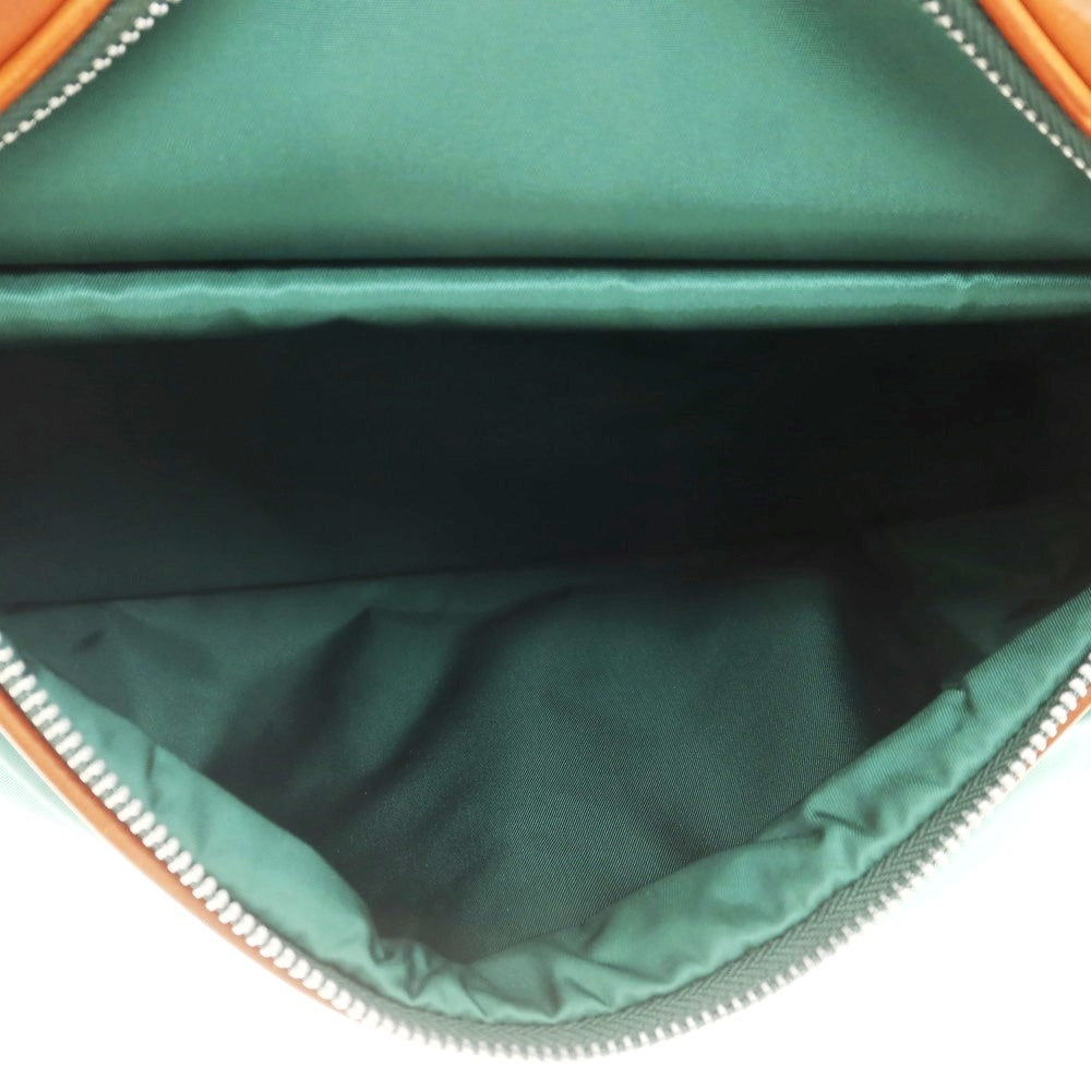 [Used] Felisi nylon leather ABICI collaboration briefcase green x brown [Condition rank B] [Men&