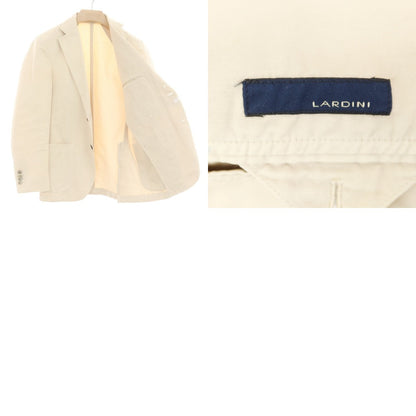 【中古】ラルディーニ LARDINI コットンリネン テーラードジャケット ベージュ【 46 】【 状態ランクD 】【 メンズ 】