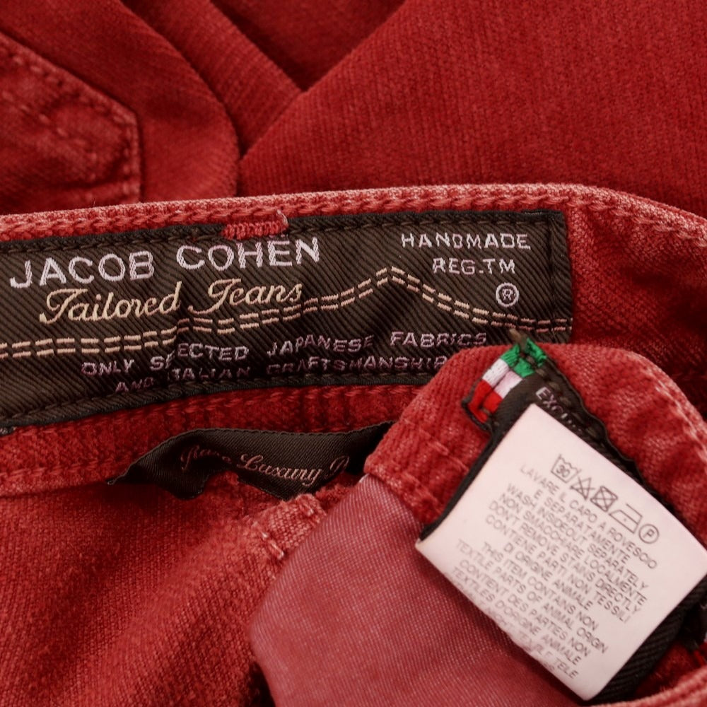 【中古】ヤコブコーエン JACOB COHEN PW622 コットン 5ポケットパンツ マルーン【 32 】【 状態ランクB 】【 メンズ 】