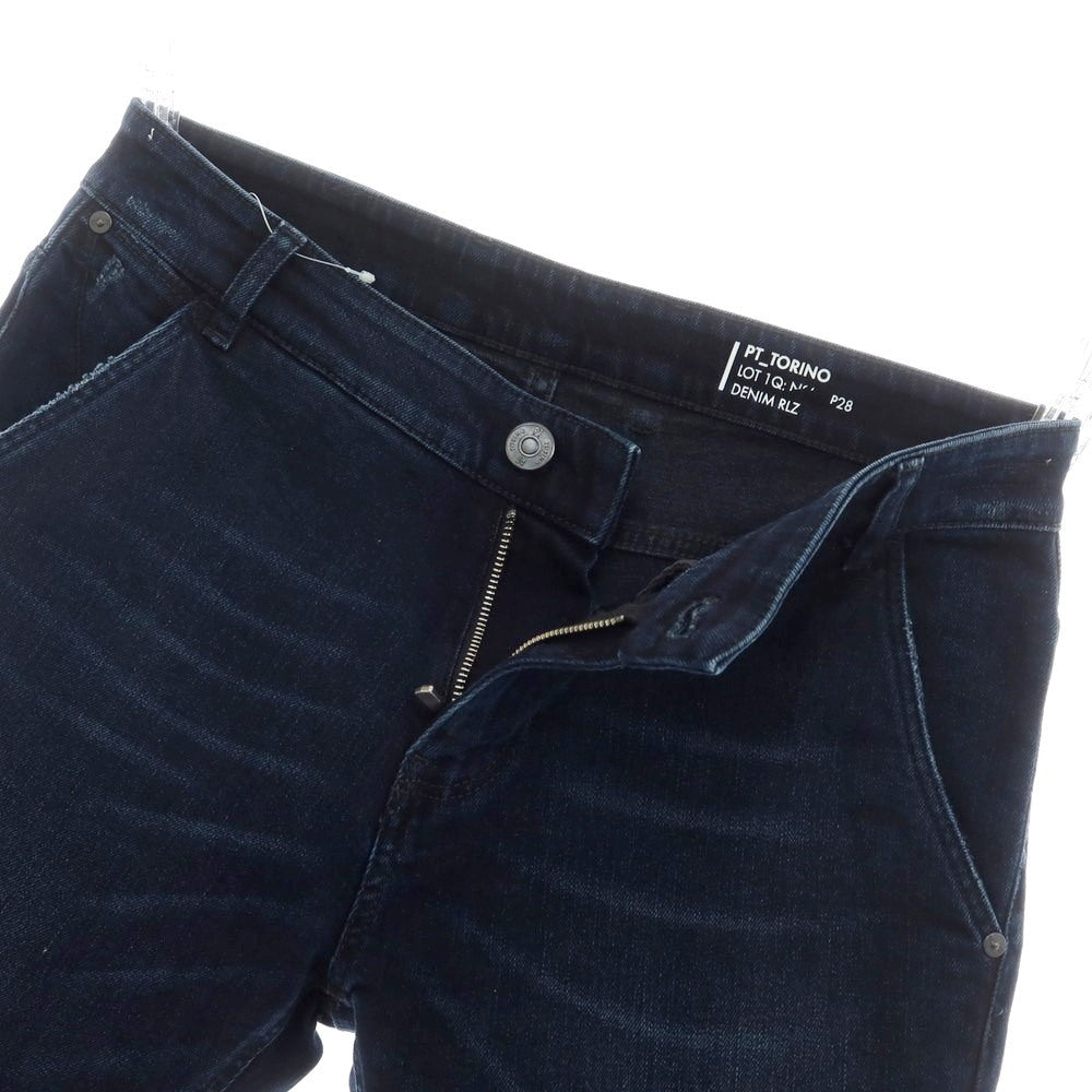 【中古】ピーティートリノ デニム PT TORINO DENIM INDIE ストレッチ ジーンズ デニムパンツ ネイビー【 31 】【 状態ランクB 】【 メンズ 】