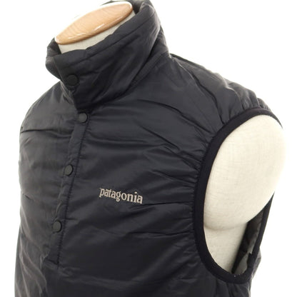 【中古】パタゴニア patagonia ポリエステル プルオーバー 中綿ベスト ブラック【 XS 】【 状態ランクB 】【 メンズ 】