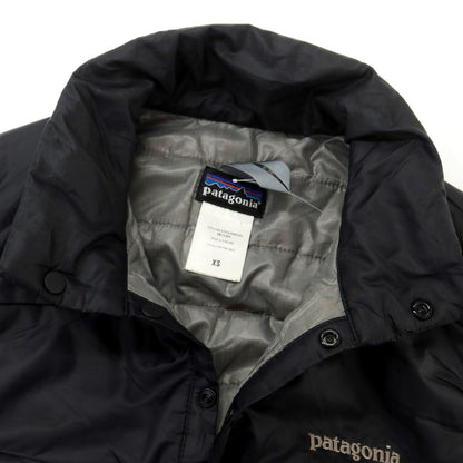 【中古】パタゴニア patagonia ポリエステル プルオーバー 中綿ベスト ブラック【 XS 】【 状態ランクB 】【 メンズ 】