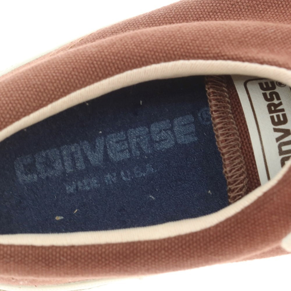 【中古】コンバース CONVERSE USA製 SKIDGRIP キャンバス スニーカー ブラウン【 US 5.5 】【 状態ランクC 】【 メンズ 】