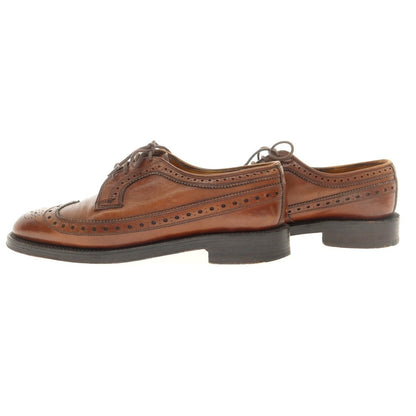 【中古】グレンソン GRENSON ロングウイングチップ ドレスシューズ ブラウン【 5 F 】【 状態ランクC 】【 メンズ 】