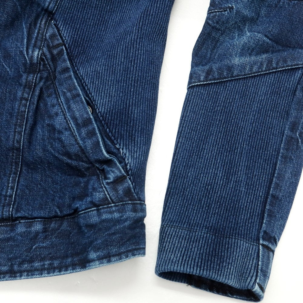 【中古】ジースターロウ G-STAR RAW コットン Gジャン デニムジャケット ネイビー【 XS 】【 状態ランクA 】【 メンズ 】