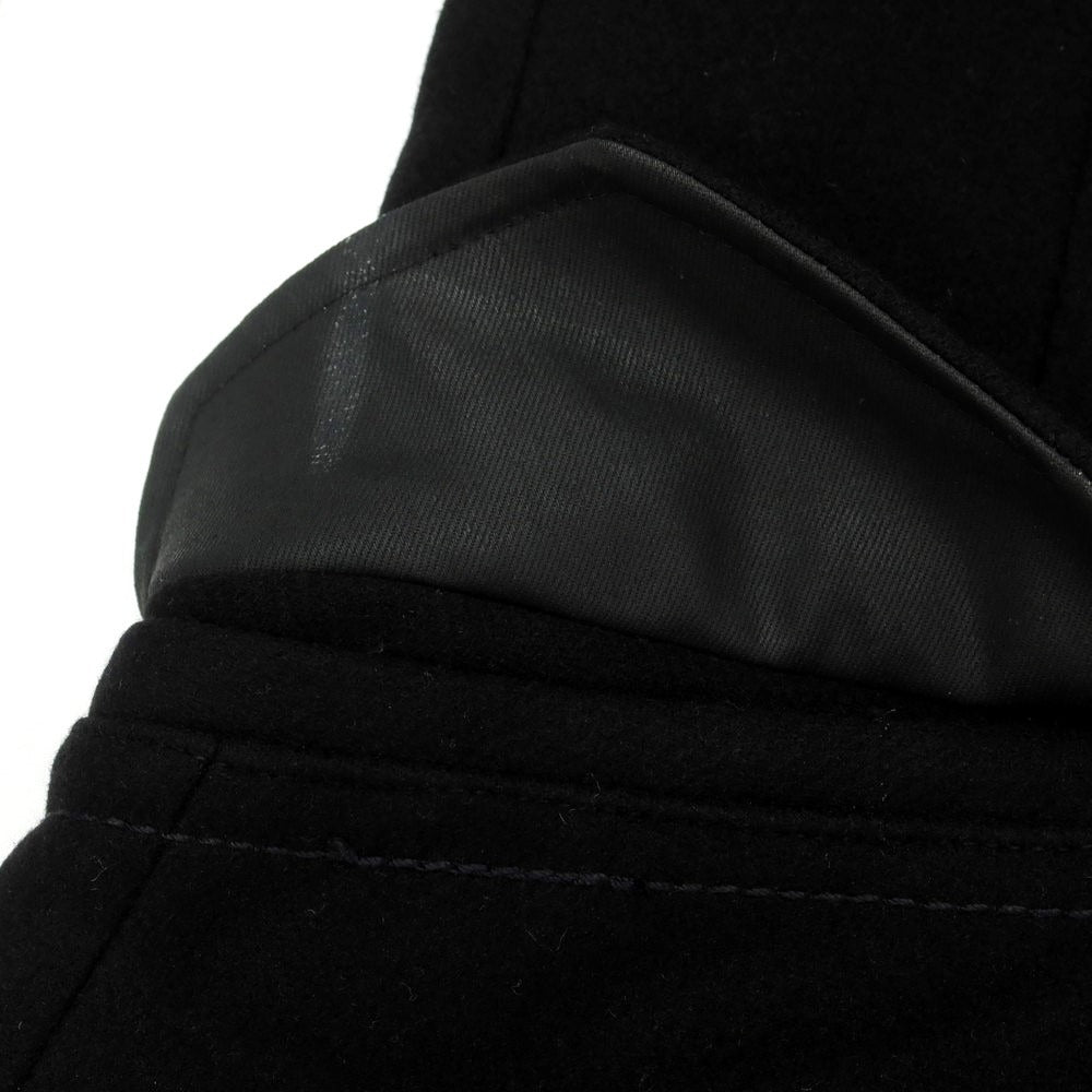 【中古】ジースターロウ G-STAR RAW ウールポリエステル 切替 チェスターフィールドコート ブラック【 XS 】【 状態ランクA 】【 メンズ 】 [EPD]
