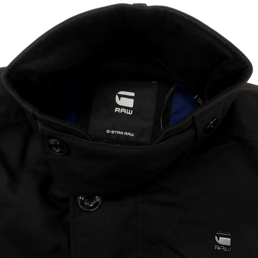 【中古】ジースターロウ G-STAR RAW コットン 中綿入り フィールドコート ブラック【 XS 】【 状態ランクA 】【 メンズ 】