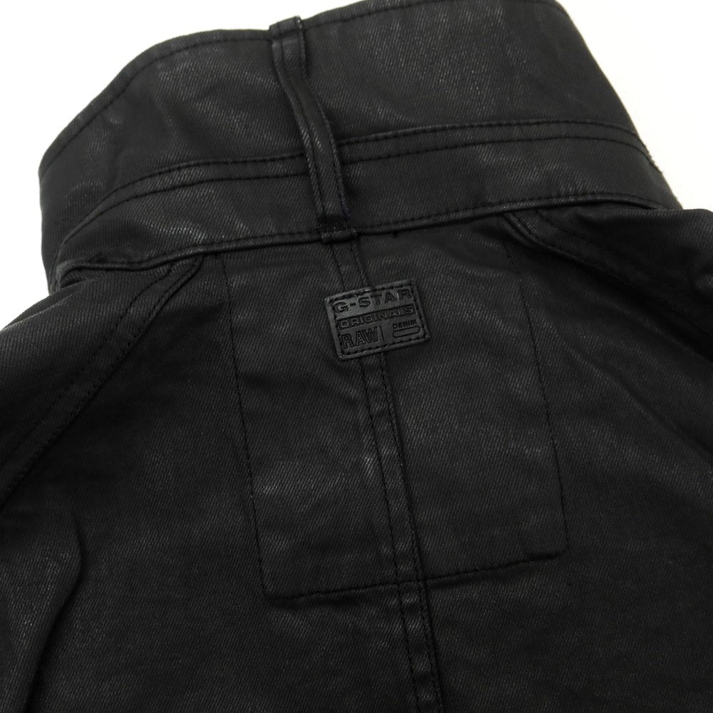 【中古】ジースターロウ G-STAR RAW コットン スタンドカラー フィールドコート ブラック【サイズXS】【 状態ランクA 】【 メンズ 】[EPD]