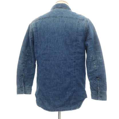 【中古】ジースターロウ G-STAR RAW デニム 中綿 シャツ ダークブルー【 S 】【 状態ランクA 】【 メンズ 】