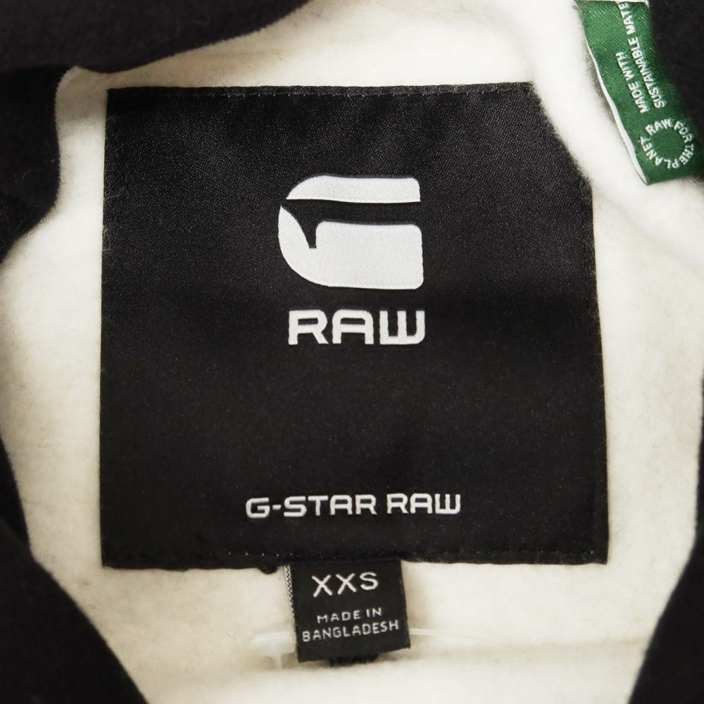 【中古】ジースターロウ G-STAR RAW コットンポリエステル 裏起毛 プルオーバー パーカー グレーxホワイト【 XXS 】【 状態ランクA 】【 メンズ 】