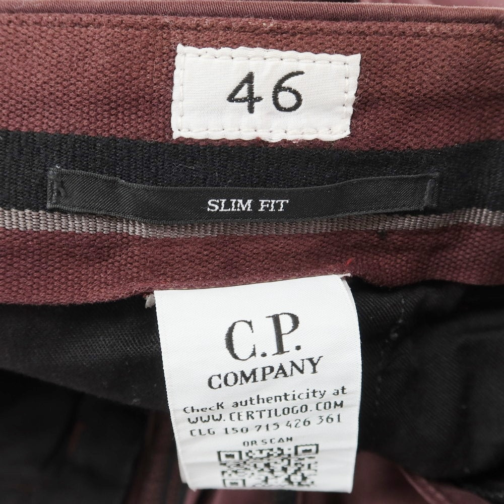 【中古】シーピーカンパニー C.P.Company コットン カジュアルスラックスパンツ ダークパープル【 46 】【 状態ランクC 】【 メンズ 】