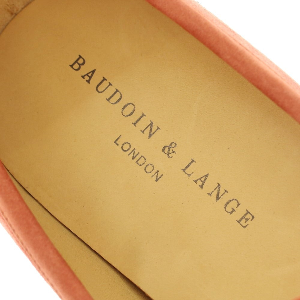 【新品】ボードインアンドランジ Baudoin &amp; Lange スエード ベルジャンシューズ ローファー オレンジブラウン【 41 】【 状態ランクN 】【 メンズ 】
[BPD]