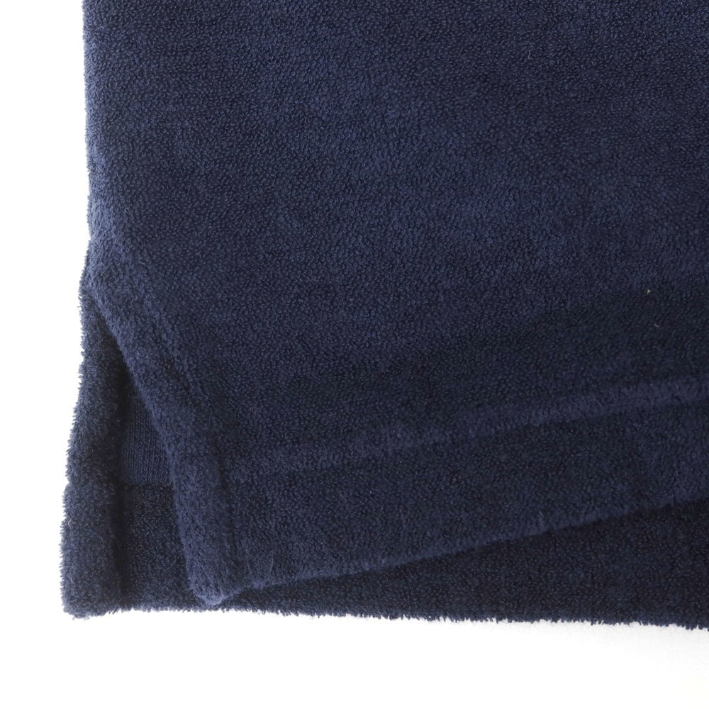 【新品】ザノーネ ZANONE コットン パイル 半袖ポロシャツ ネイビー【 44 】【 状態ランクN 】【 メンズ 】