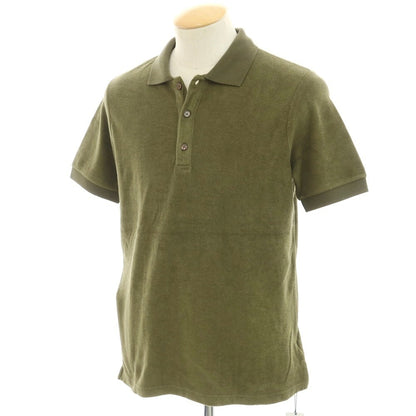 【新品】ザノーネ ZANONE コットン パイル 半袖ポロシャツ オリーブグリーン【 44 】【 状態ランクN 】【 メンズ 】