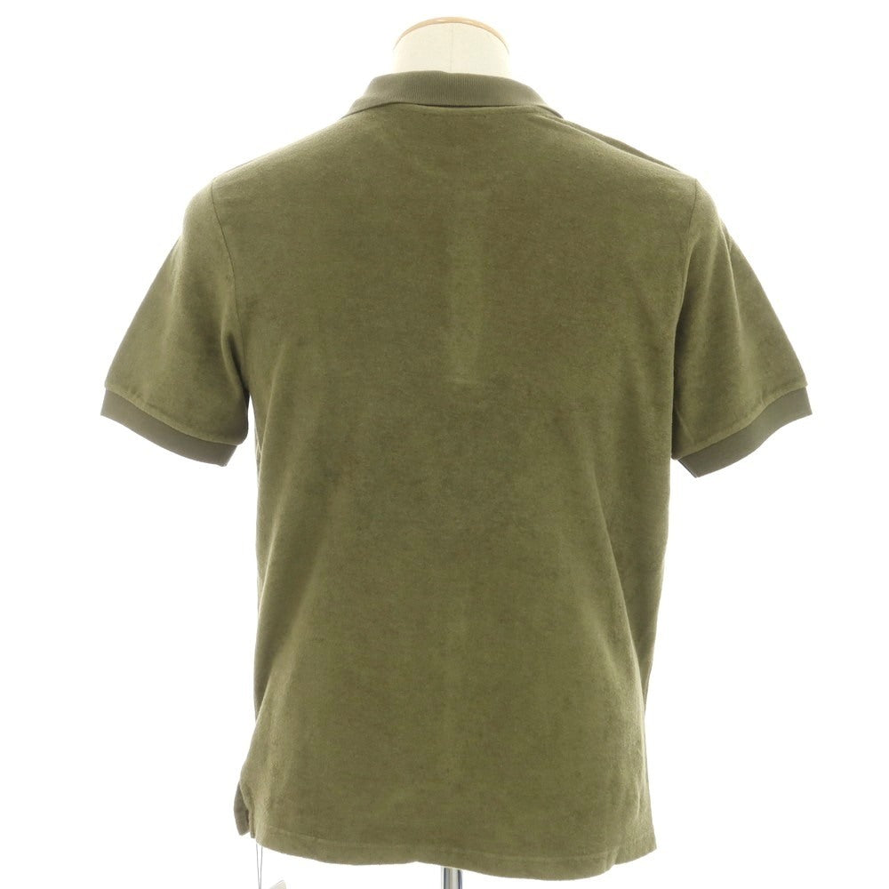 [New] ZANONE Cotton Pile Short Sleeve Polo Shirt Olive Green [44] [Condition Rank N] [Men&